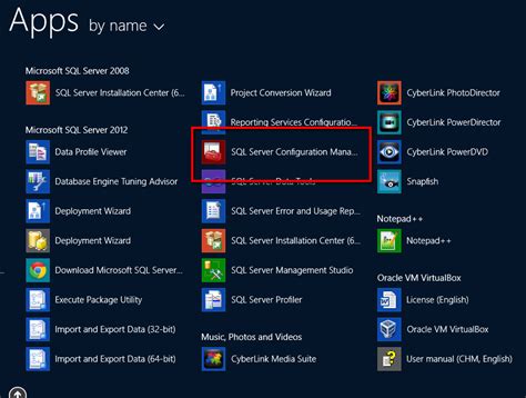 Image result for Command to Open SQL Configuration Manager