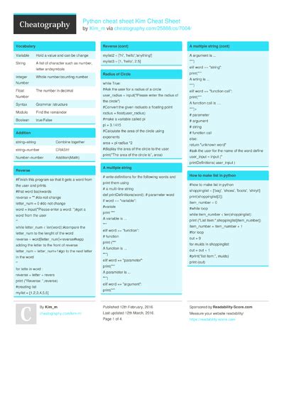 Image result for PyCharm Cheat Sheet