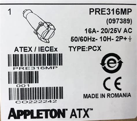 Appleton Socket ATEX 220V Female に対する画像結果