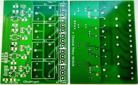 Toradh íomhá ar Relay Module PCB Design
