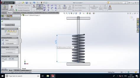 Image result for Small Spring SolidWorks