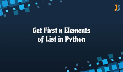 Print First Element in List Python に対する画像結果
