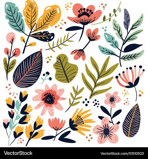 Image result for Flower Vector Floral Pattern