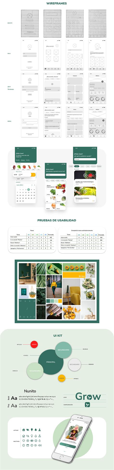 Bildergebnis für Grow App User Interface