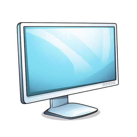 Toradh íomhá ar Computer Monitor Clip Art