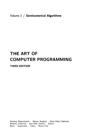 Image result for Art of Computer Programming