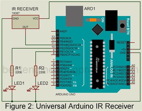 تصویر کا نتیجہ برائے IR Receiver Circuit Arduino