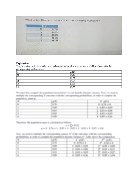 How to Find Variance of a Discrete Random Variable に対する画像結果