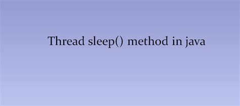 Image result for How to Use Thread.sleep Java