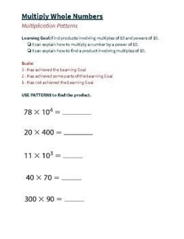 Image result for My Math Multiplication Patterns 5th Grade