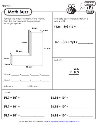 Afbeeldingsresultaten voor Daily Math Practice 4th Grade Answer Key Math Buzz