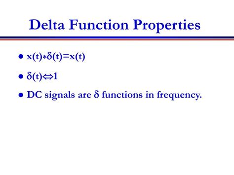 Image result for Delta Function Properties Signal Processing
