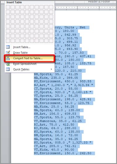 How to Convert Word to CSV File に対する画像結果