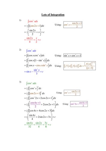 Image result for Advanced Calculus Formulas