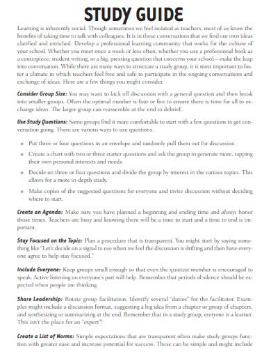 Image result for Study Guide PDF Download