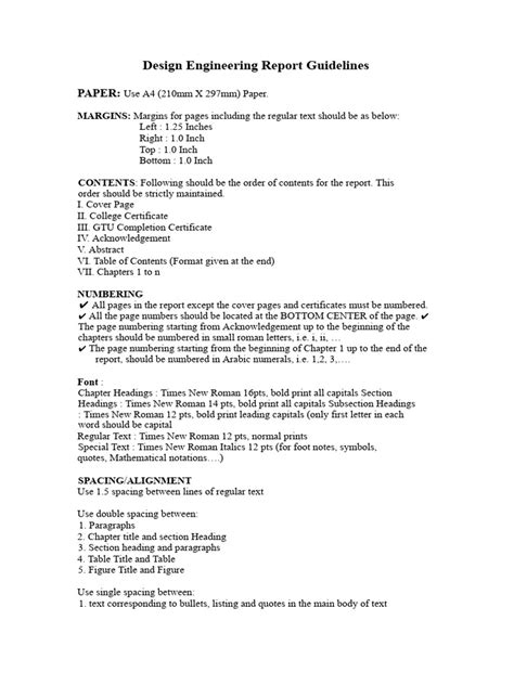 Engineering Design Report Cover Page に対する画像結果