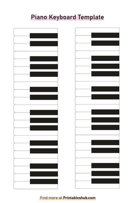 Piano Keyboard Printable Free に対する画像結果