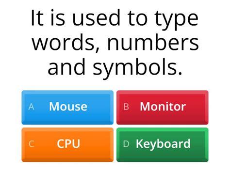 Image result for Computer Components Input and Output Devices
