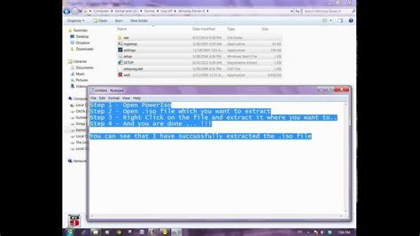Extract ISO File に対する画像結果