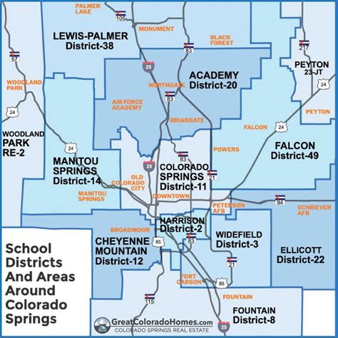 Colorado Springs School Districts Map