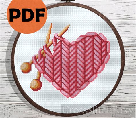 Simple Heart Cross Stitch Pattern に対する画像結果
