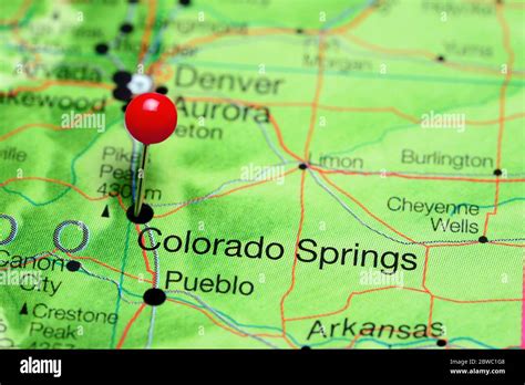 Image result for Colorado Springs Map