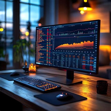 Image result for Computer with a Data On Monitor