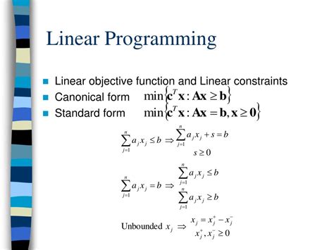 Image result for Canonical Form Linear Programming