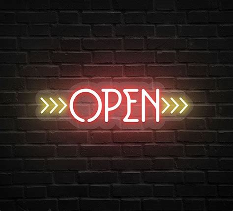 Image result for Neon Open Tomorrow Sign