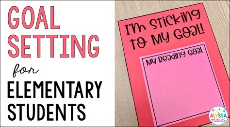 Goal Setting Elementary Students に対する画像結果