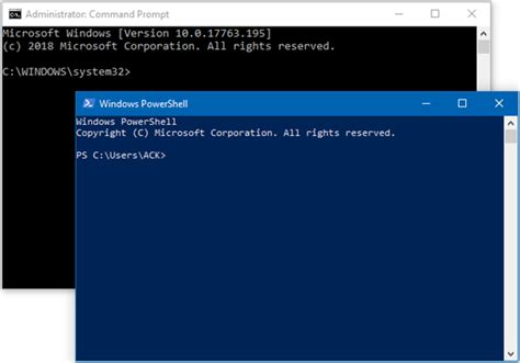 Image result for PowerShell vs Command-Prompt