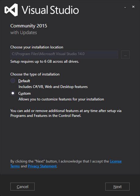 Visual Studio Install Location に対する画像結果