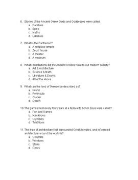 Image result for Ancient Greece End of Module Assessment