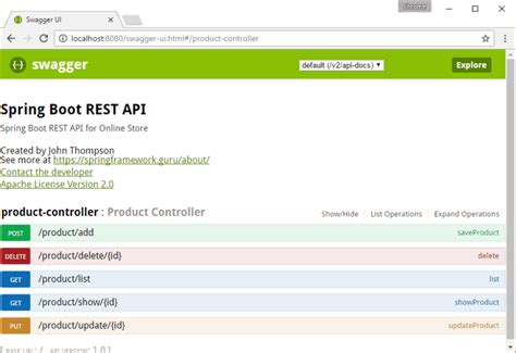Toradh íomhá ar Spring Boot Best API Doc
