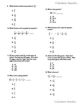 Image result for 4th Grade Math Test Questions Practice