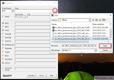 Foundstone HashCalc に対する画像結果