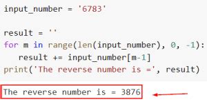 Image result for Backwards for Loop Python