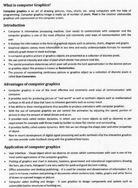Computer Graphics Course Outline に対する画像結果