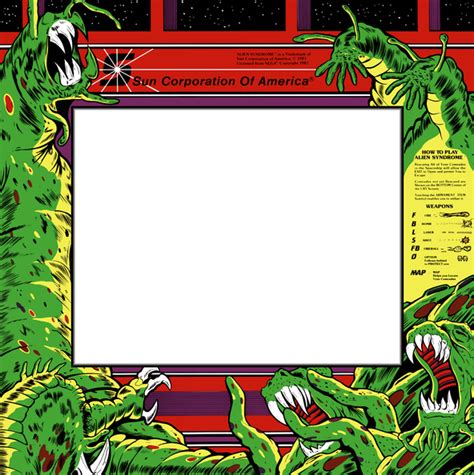 Image result for Alien Syndrome Arcade Art