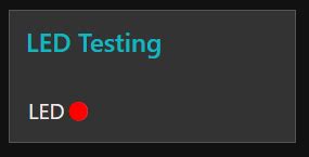 Node Red Function to Control LED に対する画像結果