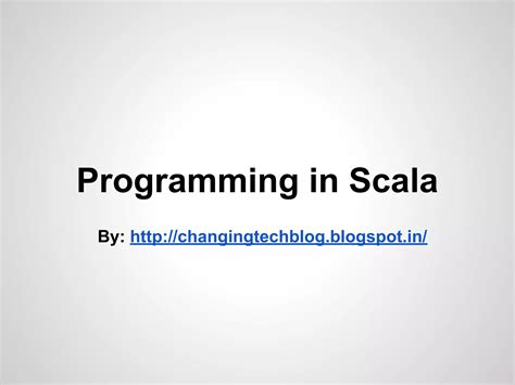 Programming Simplifying Scala に対する画像結果
