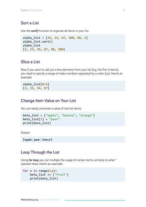 List Comprehension Python Cheat Sheet に対する画像結果