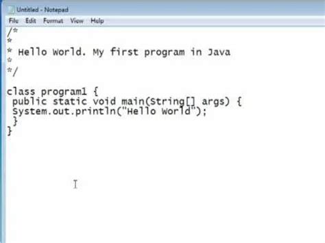 Image result for How to Write HelloWorld Program in Java 18