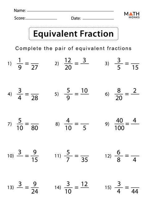 4th Grade Math Fractions Worksheets に対する画像結果