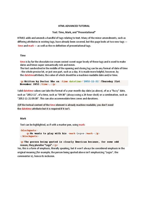 Image result for HTML Advanced Page