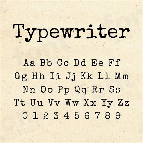 Best 13 Typewriter Font – Artofit