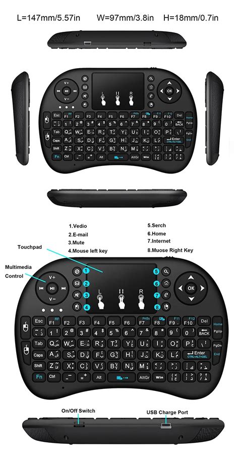 Cheap Wireless Keyboard And Mouse I8 New Look 2.4g Bt Keyboard - Buy 2 ...