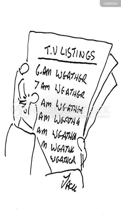Image result for Program List Cartoon