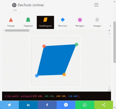 Toradh íomhá ar CSS Generator Online