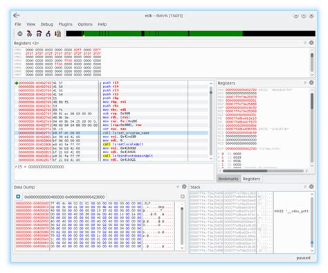 Debug Program に対する画像結果